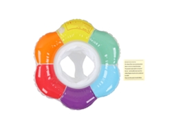 Anillo de flotación inflable colorido para bebés, anillo para piscina infantil