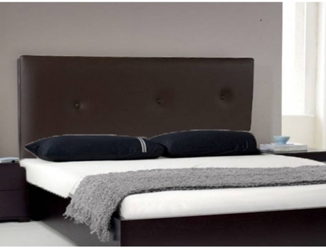 Cabecero DECORQUALITY Dublín (Marrón - Polipiel - 105 x 70 cm)
