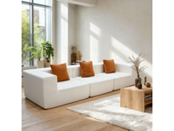 Sofá Coco Living Pure 3 plazas Blanco Naranja COCO SPA