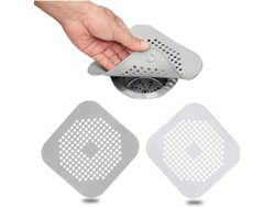 2026altiro-protector De Desagüe De Silicona De 2 Piezas, Filtro De Fregadero Con Ventosa Para Cocina Y Baño (14*14 Cm)