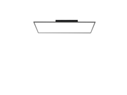 Lámpara de Techo Plana con Panel Led Regulable con Mando a Distancia 42W NETTLIFE