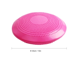 Omni-202633cm Disco De Equilibrio Yoga Inflable Almohadilla Estabilidad Con Bomba De Mano