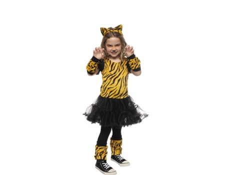 Disfraz de Niña RUBIE'S Tigresa Glamour con Tutu (5-6 años)
