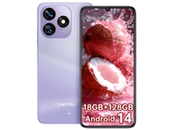 Smartphone Oukitel C51 18 Gb 128 Gb 6.8" Hd+ Pantalla 90hz Batería 5150mah Cámara 13mp Face Id Morado