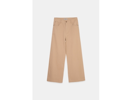 Pantalones de Mujer THROTTLEMAN Beige (42)