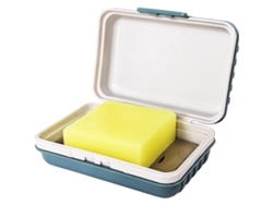 Jabonera Con Tapa - Portátil - Perfecta Para Viajar, Acampar, Ducharse Y Bañarse.