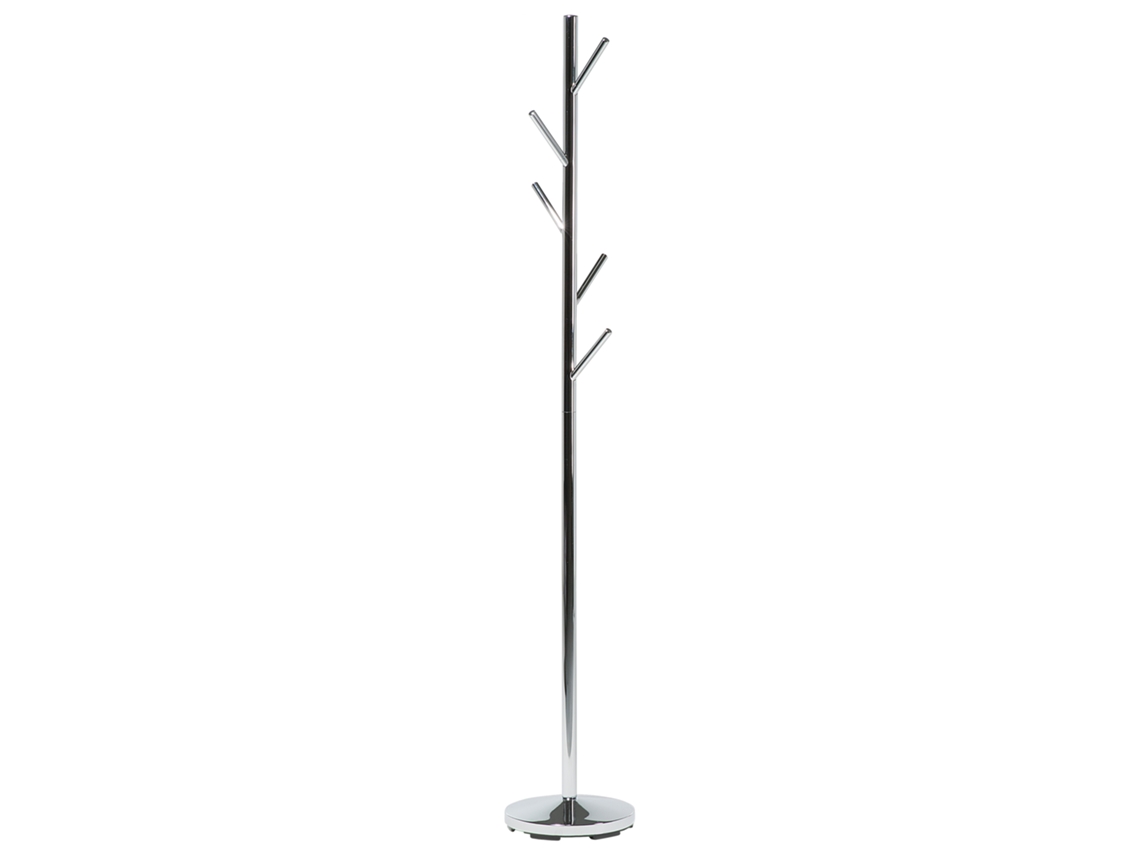 Perchero BELIANI Allen de Acero inoxidable Plateado 28x28x170