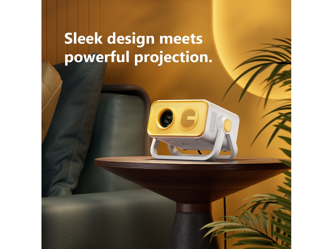 Proyector Portátil, Android 13, Wi-fi 6, Bluetooth 5.0, Hd 720p, Proyector Inteligente, Estándar Europeo.