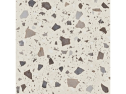 Baldosa Porcelánica Terrazo 100x50x2 Cm / Crema Natural / Palet 36 Un