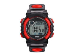 Reloj Digital Electrónico Para Niños Pulsera De Pvc Color Rojo