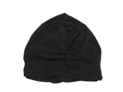 Turbante Muçulmano Feminino Algodão Modal Macio Estiloso com Boa Elasticidade Preto