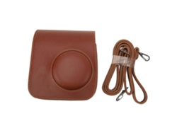 Estuche protector portátil para cámara Fujifilm Instax Mini 7 de piel sintética con correa ajustable para el hombro.