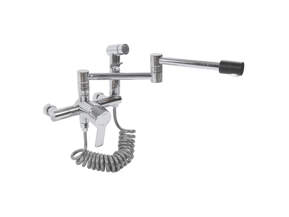 Grifo multifuncional de pared para bañera