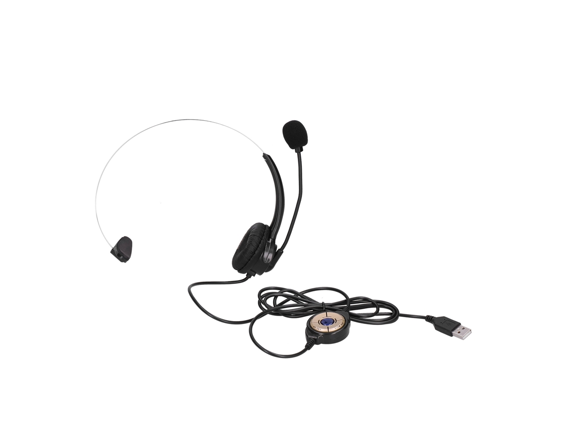 Fone De Ouvido Unilateral Oy131 Com Microfone E Redução De Ruído Usb Para Call Center E Negócios