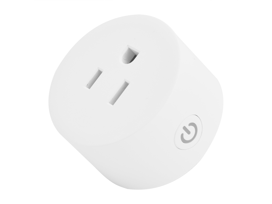 Mini enchufe inteligente Wifi 2026 con control remoto mediante aplicación y programación de tiempo.