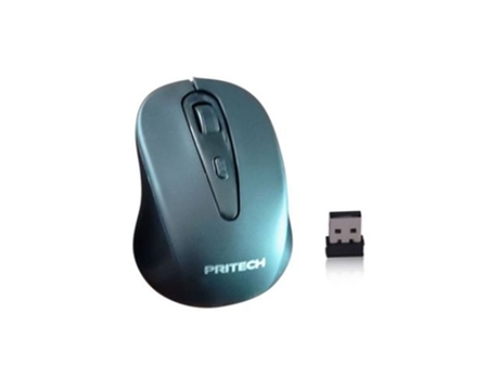 Ratón Inalámbrico para Ordenador Inalámbrico con Luz Led PRITECH Pbp-558 Negro