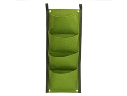 Bolsa De Cultivo Vertical Con 4 Bolsillos Para Jardín, Pared Colgante, Exterior, Hierbas, Flores, Verduras.