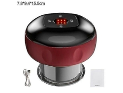 Masajeador inteligente ROSEWELL con ventosas terapéuticas y terapia de luz roja, dispositivo de masaje eléctrico con ventosas para luz roja