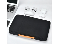 Bolsa para portátil de terciopelo negro Fzb005c, resistente a golpes, 17,3 pulgadas, tamaño 17,3-18,2 pulgadas, Yunzii