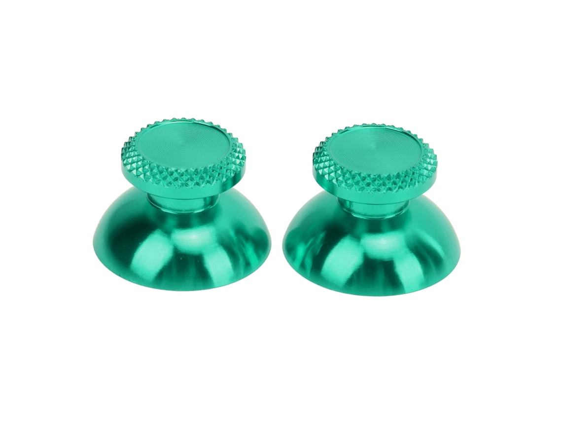 2 Empuñaduras Analógicas De Metal Para Mando, Joysticks De Aluminio, Accesorios Verdes Para Consola Portátil
