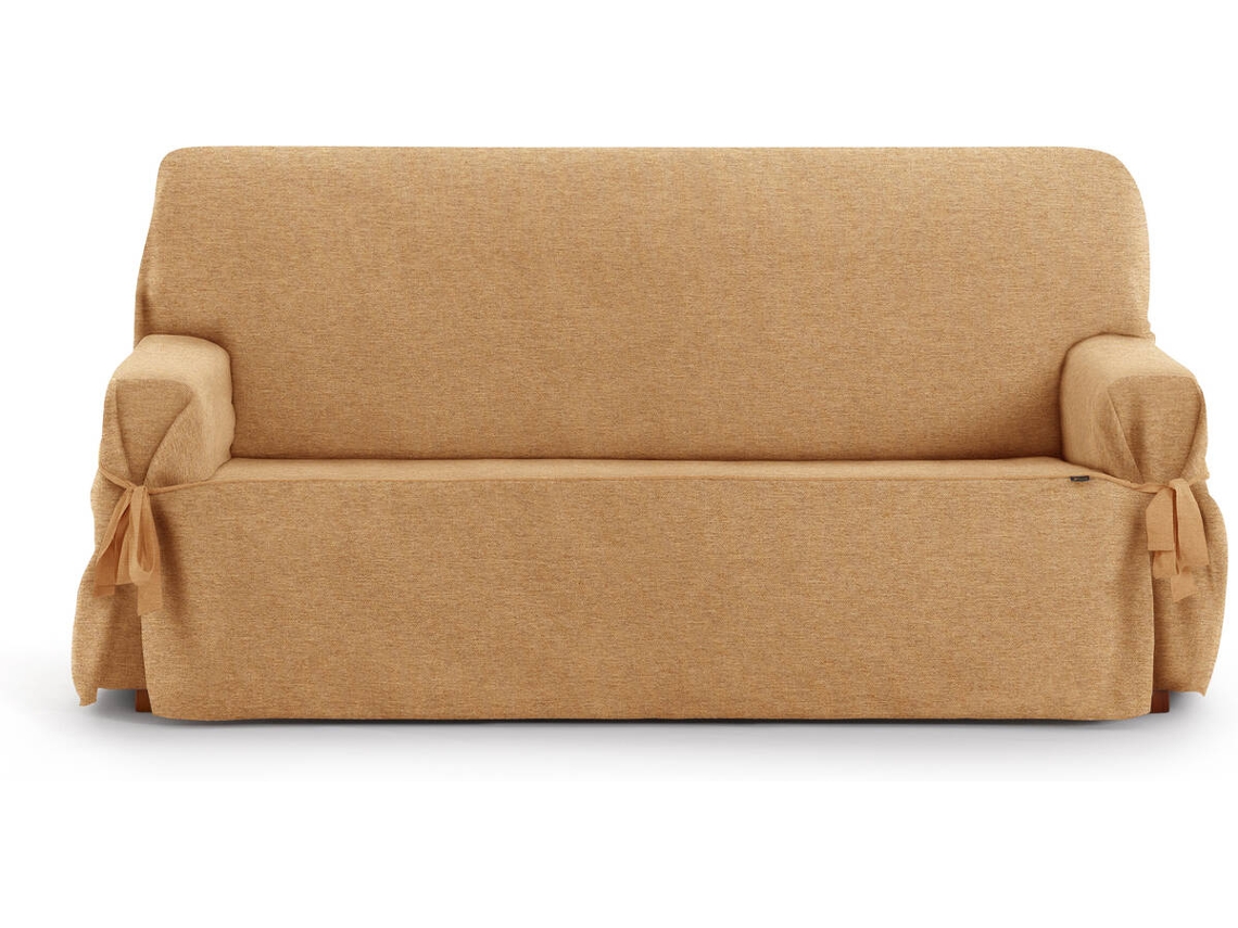 Funda de Sofá 3 Plazas EYSA Universal Premium Valeria Tejido Elástico (230 x 70 x 110 cm - Poliéster y Algodón - Mostaza)