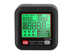 Probador De Enchufes De Alta Precisión Con Pantalla Lcd Digital, Probador De Disparador Eléctrico Gfci 45-65hz