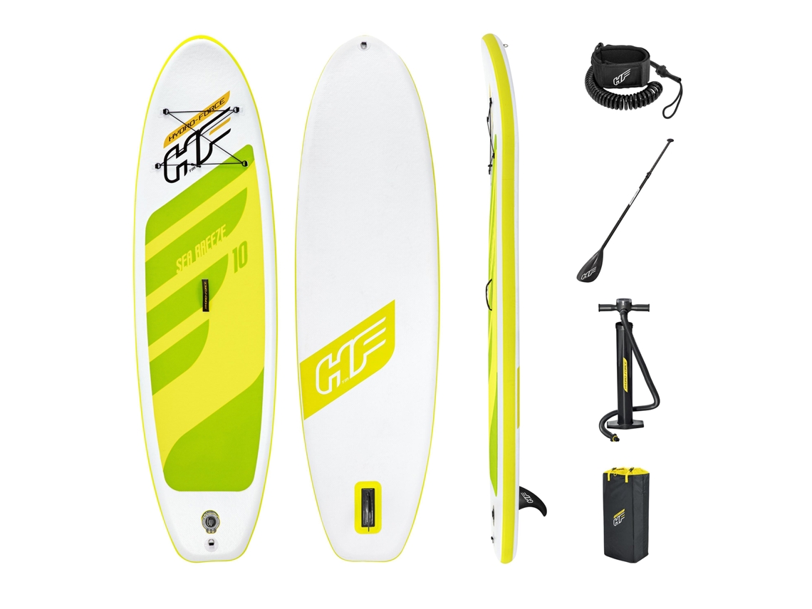 Tabla Paddle Surf Hinchable BESTWAY Hydro-Force See Breeze 305X84X12 Cm Con Remo Bomba Y Bolsa de Viaje