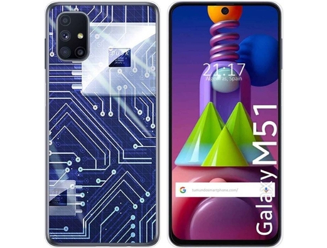 Carcasa Samsung Galaxy M51 TUMUNDOSMARTPHONE Circuito Multicolor