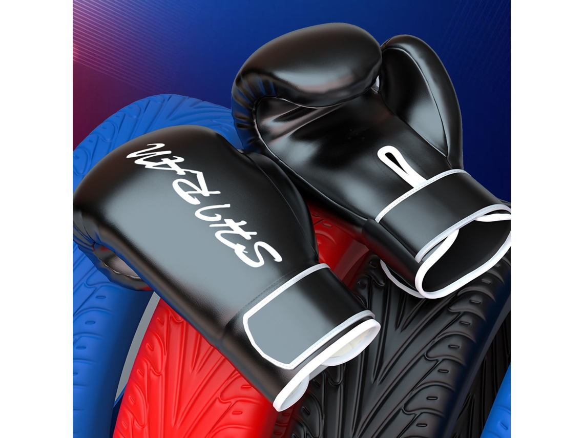 Danu2026-guantes De Boxeo Para Entrenamiento Sanda Lucha Tailandesa Niños Adultos Profesionales Guantes De Sacos 8oz Niños Negro Oscuro