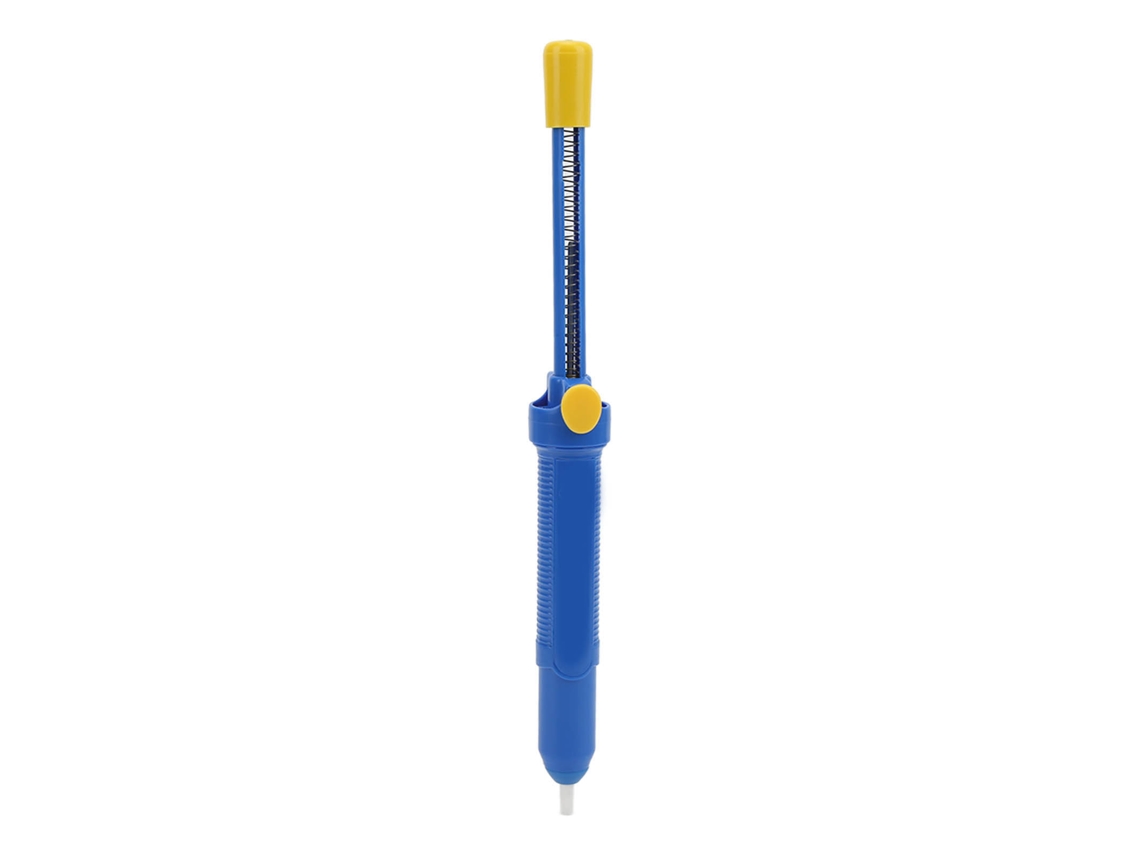 Sopladora De Estaño Manual Potente Abs Durable Bomba De Desoldadura Para Herramientas De Soldadura Electrónica Azul