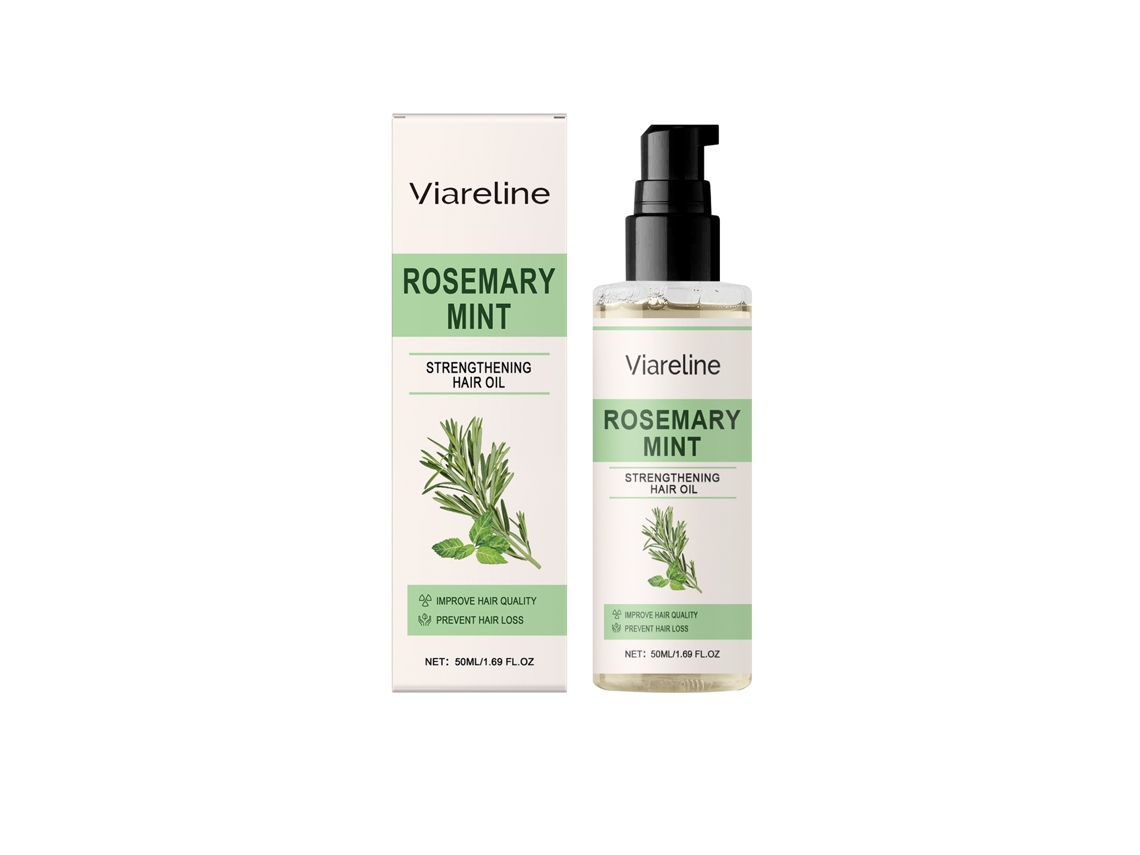 Aceite capilar de romero y menta para el cuidado del cabello