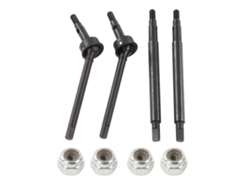 Eje De Transmisión Delantero Y Trasero Para Coche Rc Traxxas 1/18, Piezas Para Vehículos De Control Remoto, Acero Negro.