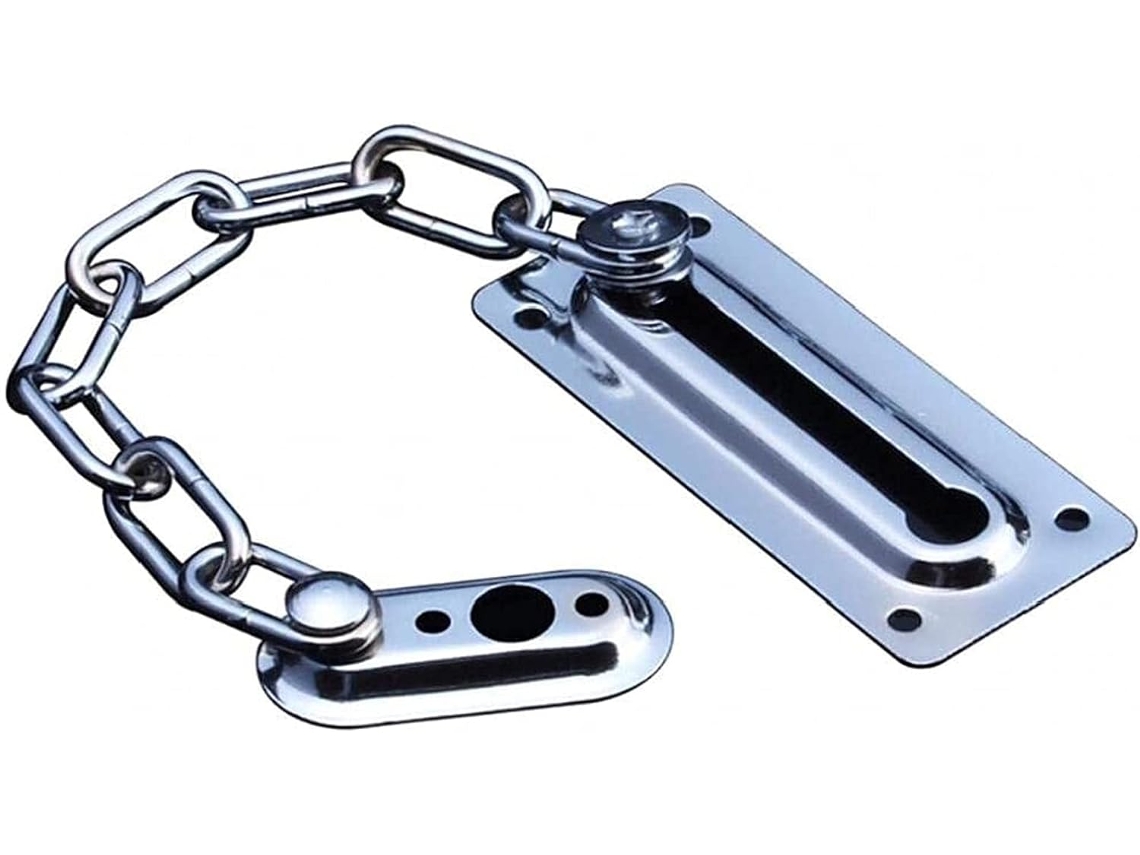 Cadena Antirrobo Antibloqueo Para Puertas Puerta De Seguridad Pernos Acero Inoxidable Reforzado, Seguridad