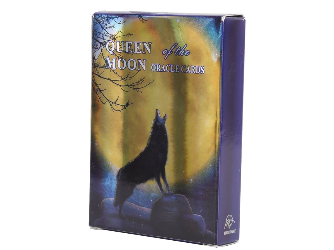 Bjww-baraja De Tarot Rainha Da Lua Para Divinação Do Destino Jogo De Mesa Cartas De Festa Em Inglês