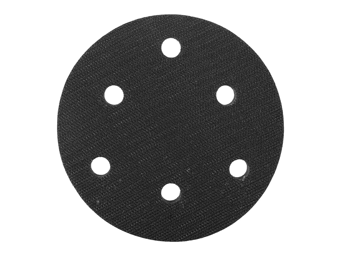 Almohadilla De Interfaz De Esponja Suave Con 6 Orificios Para Discos De Lijado (125 Mm)