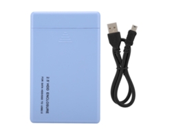 Caja De Disco Duro Móvil Sata Usb2.0 De 2.5 Pulgadas W25a820, Carcasa Hdd Sin Tornillos Y Antideslizante, Azul