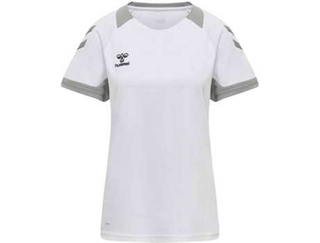 Camiseta de Mujer para Fútbol HUMMEL Lead Poly Blanco (2XL)