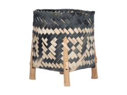 Cesta De Bambú Artesanal, Tejida A Mano, Estilo Nórdico, Para Decoración Y Plantas.