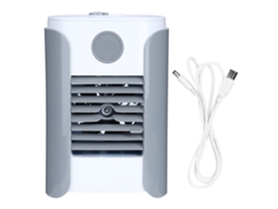 Nevera portátil con humidificador USB, gris, 2026
