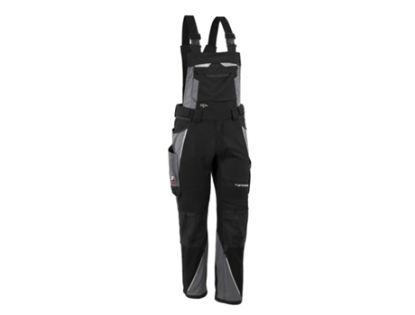 Pantalones de Trabajo QUALITEX WORKWEAR Iron Tejido Mixto (Negro y Gris - Tam: 32)