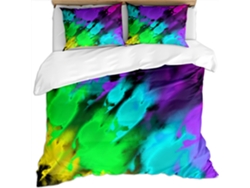Juego Ropa Cama Piezas Funda Nórdica Microfibra Estampado Juego Almohada 140x200cm 140 X 200 Cm 65