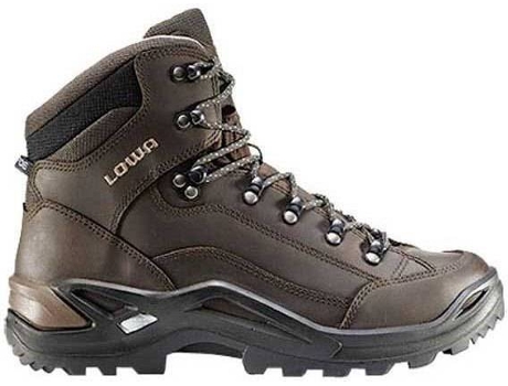 Botas para Hombre LOWA Renegade Couro Lined Mid Marrón para Montaña (EU 43 1 / 2)