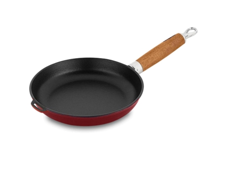 Sartén Hierro Fundido Esmaltado CHASSEUR (Hierro Fundido-Rojo-28cm)