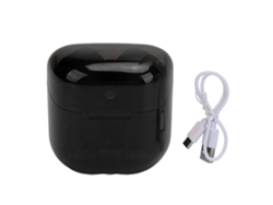 Auriculares Bluetooth Transparentes Con Reducción De Ruido De Baja Latencia E Iluminación Led Para Juegos Inalámbricos - Negro