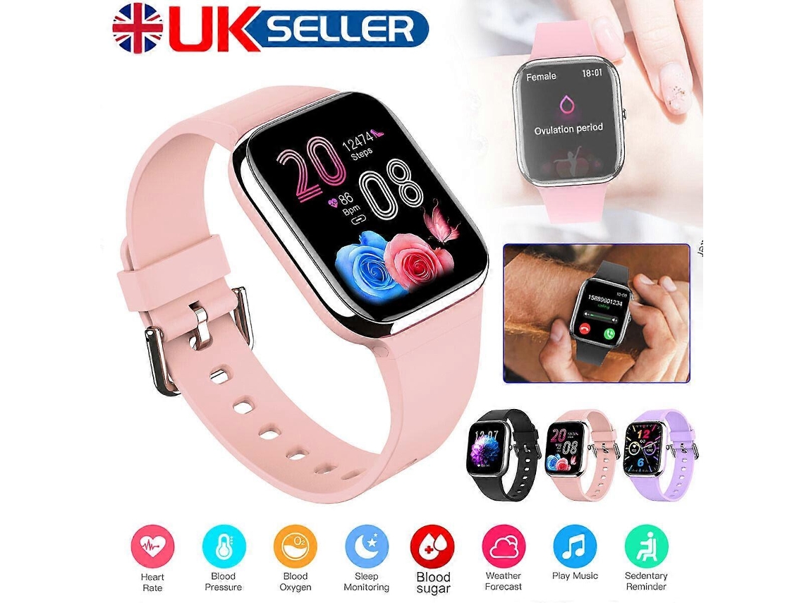 Reloj inteligente con monitor de actividad física y frecuencia cardíaca para hombres y mujeres, compatible con iOS y Android. Ly Ebike
