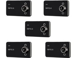 5 Cámaras Dvr Para Salpicadero De Coche De 2,2 Pulgadas Con Grabación Full Hd 1080p