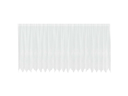 Maison Exclusive - Cortina De Encaje Con Cortinas Floral 140 X 500 Cm Poliéster