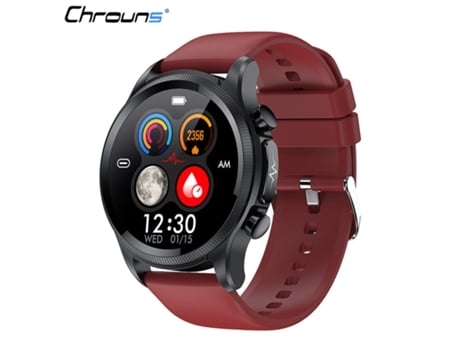 Relojes inteligentes con monitor de glucosa Reloj inteligente deportivo resistente al agua para hombres y mujeres AUJEZON