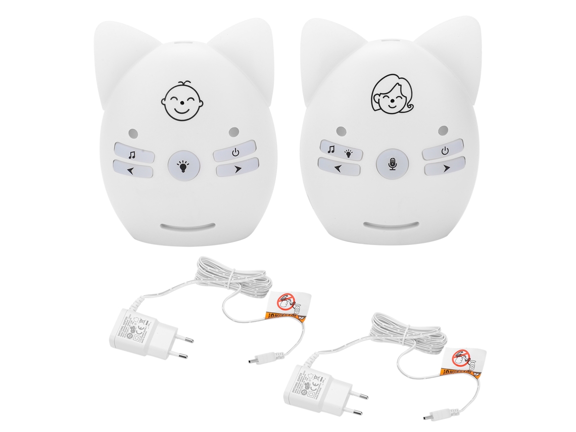 Monitor Bebé Con Audio Bidireccional Y Luz Nocturna Inalámbrico