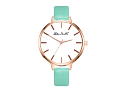 Reloj Casual Para Mujer Zhoulianfa, Piel Sintética, Correa Sencilla, Cuarzo, Color Beige.